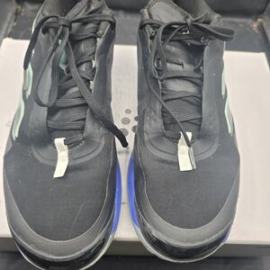 adidas Black and Blue Athletic Shoes‎
